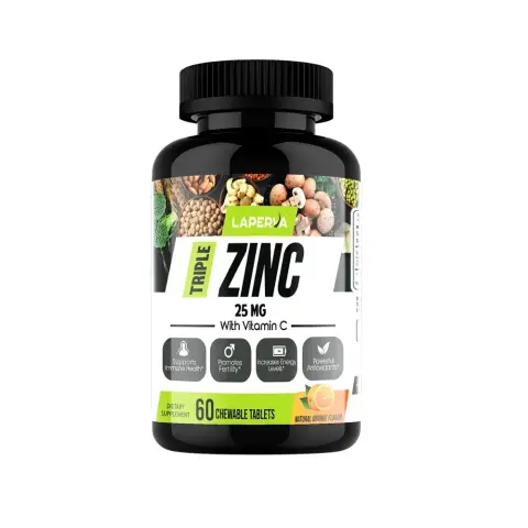 Laperva Zinc 25MG Vitamin C Chewable Tablet 60S thumbnail 1