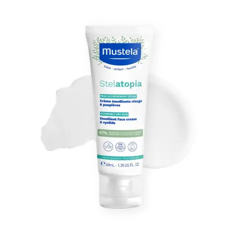 Mustela Stelatopia Emollient Face Cream 40 Ml thumbnail 1