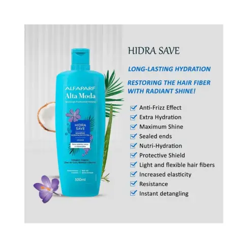 Alta Moda Shampoo Hydra Save For All Hair Types 300Ml thumbnail 2