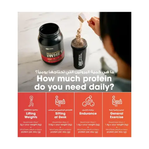 Optimum Nutrition 100% Whey Gold Standard Vanilla Ice Cream 1lb thumbnail 4