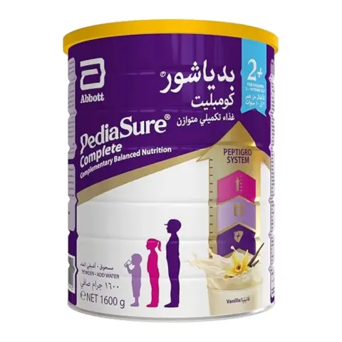 Pediasure Complete 2+ Peptigrow Vanilla Milk Formula 1600G thumbnail 1