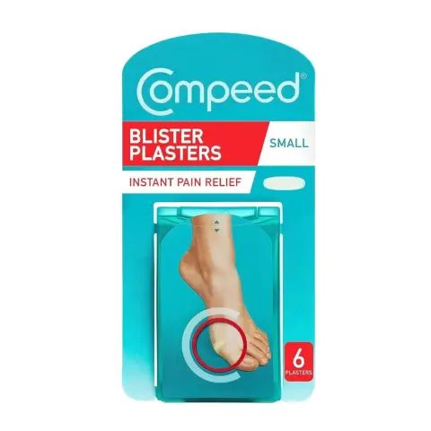 Compeed Small Size Blister Plasters, Hydrocolloid Plasters, Foot Treatment, Heal fast 6s thumbnail 1