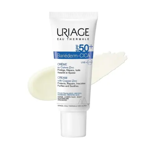 Uriage Bariederm Cica Cream SPF50+ 40mL thumbnail 1