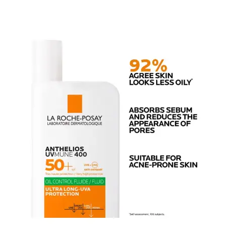 La Roche Posay Anthelios UVMune Oil Control Fluid SPF50+ 50mL thumbnail 2