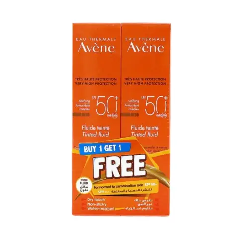 Avene High Protection Fluid SPF50 50mL (1+1 Offer) thumbnail 1