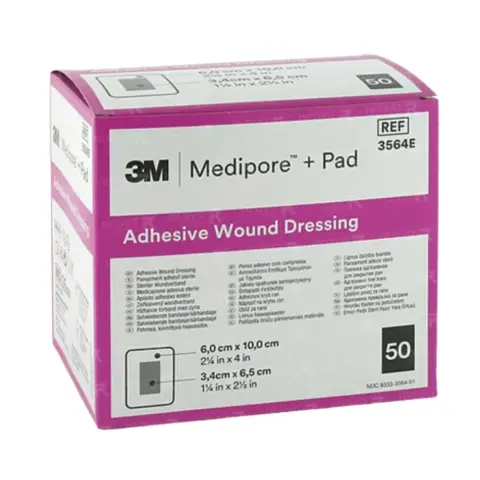 3M Medipore Pad 6x10cm 1s thumbnail 1