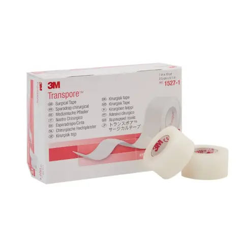 3M Transpore Surgical Tape 1 inch x 10 yards thumbnail 1