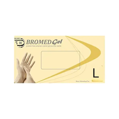 Bromed Gel Powder Free Gloves Large 100S thumbnail 1