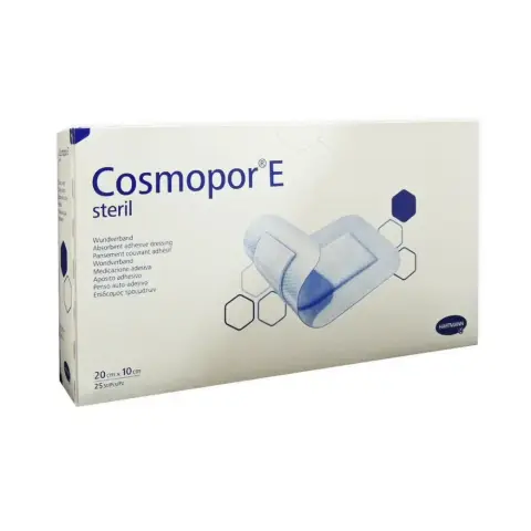 Hartmann Cosmopor E Sterile Adhesive Wound Dressings 20X10Cm 25S thumbnail 1