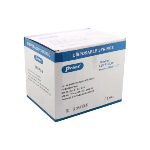 Prime Disposable Syringe 10ML 100S thumbnail 1
