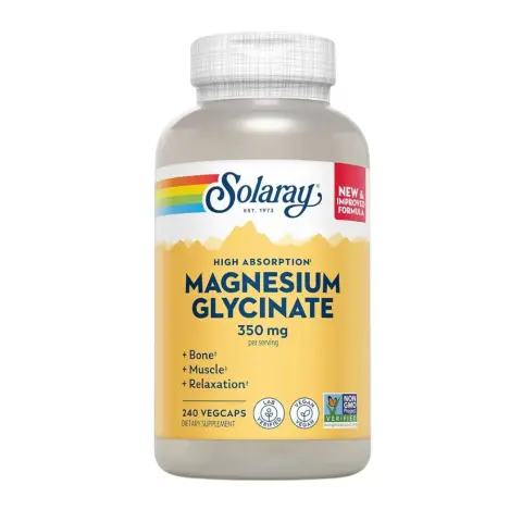 Solaray Magnesium Glycinate 350Mg Capsule 120S thumbnail 1
