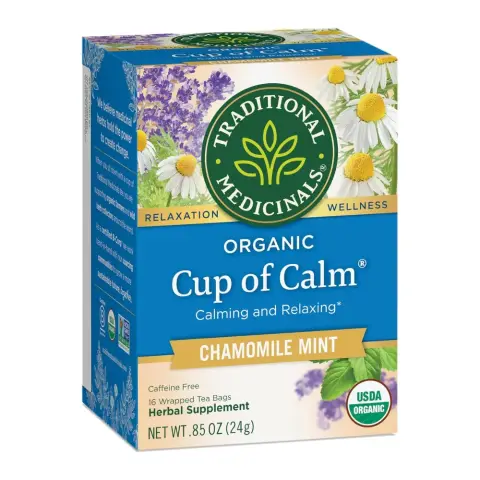 Traditional Medicinals Cup Of Calm Tea Bags 16S thumbnail 1