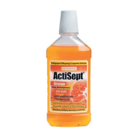 Actisept Orange Mouth Wash 500Ml thumbnail 1