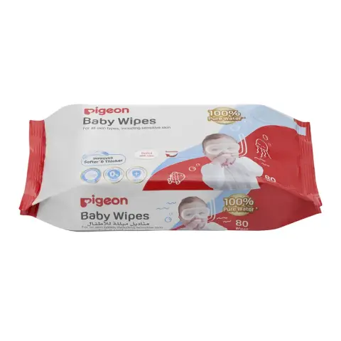 Pigeon Baby Water Wipes 80s Fliptop thumbnail 1