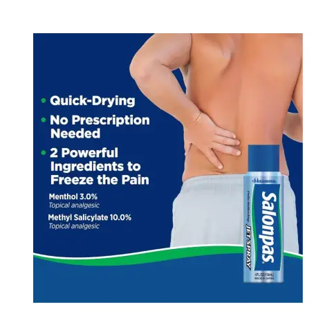 Salonpas Pain Relieving Jet Spray 118Ml thumbnail 2
