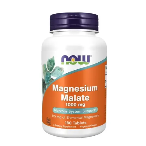 Now Magnesium Malate 1000Mg / 180 Tablet thumbnail 1