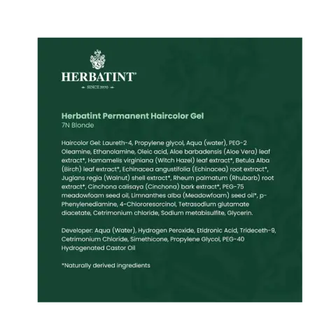 Herbatint Permanent Hair Color 7N Blonde thumbnail 3