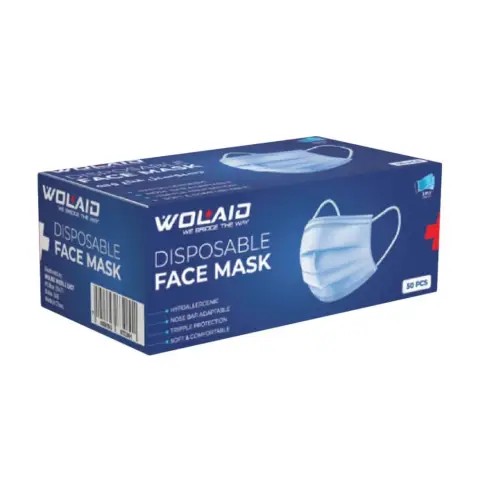 Wolaid Disposable Face Mask 50S thumbnail 1