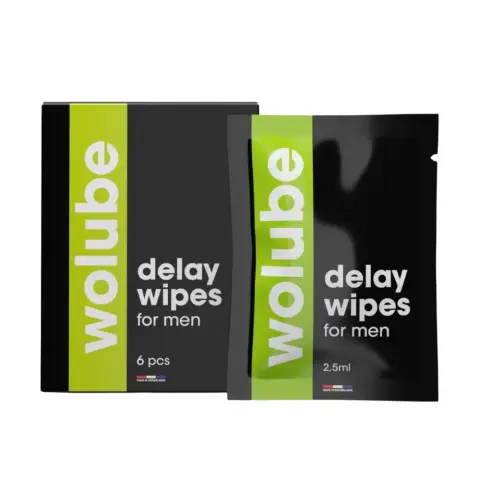 Wolube Delay Wipes For Men 6 Pcs thumbnail 1