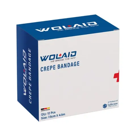 Wolaid Crepe Bandage 7.5Cm X4.5M -12S thumbnail 1