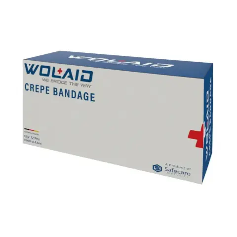 Wolaid Crepe Bandage 10Cm X4.5M - 12S thumbnail 1