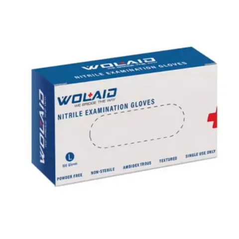 Wolaid Nitrile Gloves Powder-Free Large 100s thumbnail 1