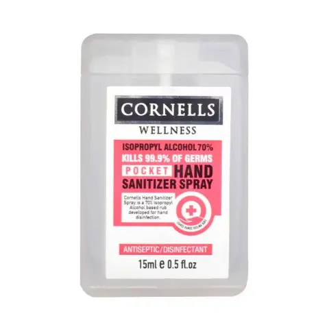 Cornells Pocket Sanitizer Spray 15mL thumbnail 1