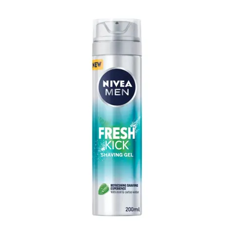 Nivea Men Fresh Kick Shaving Gel 200mL thumbnail 1