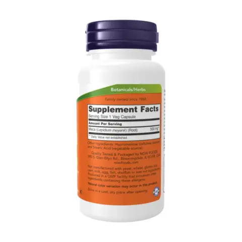 Now Maca 500 Mg Veg Capsules 100'S thumbnail 2