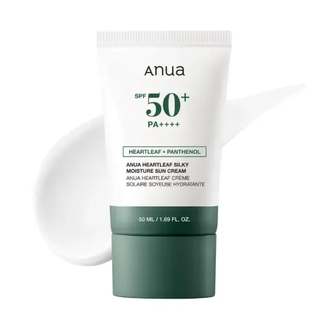 Anua Heartleaf Silky Spf 50++ Moisture Sun Cream 50mL thumbnail 1