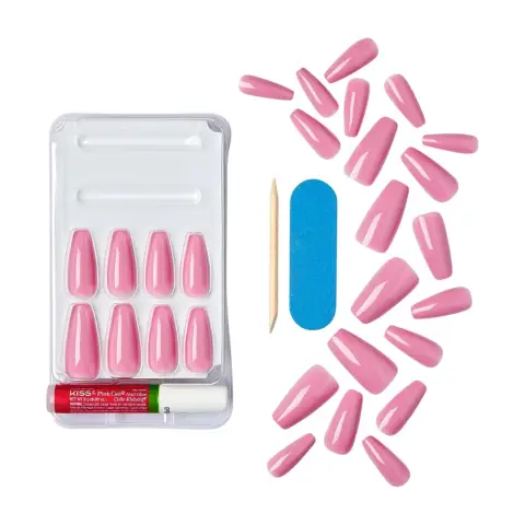 Kiss Gel Fantasy Sculpted Nails Long Length Fs14C thumbnail 2