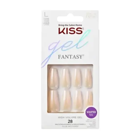 Kiss Gel Fantasy Sculpted Nails Long Length Fs19C thumbnail 1
