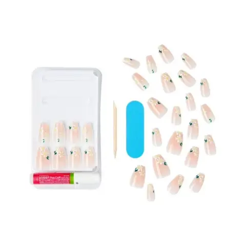 Kiss Voguish Fantasy Nails Medium Length Fv23C thumbnail 2