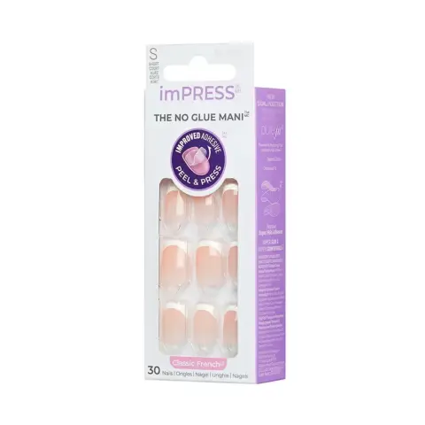 Kiss Impress Nails Model Classic French Small Ifc0 thumbnail 1
