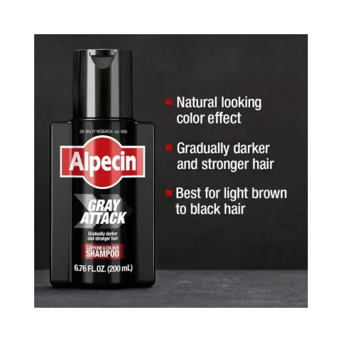 Alpecin Grey Attack Shampoo 200mL thumbnail 2