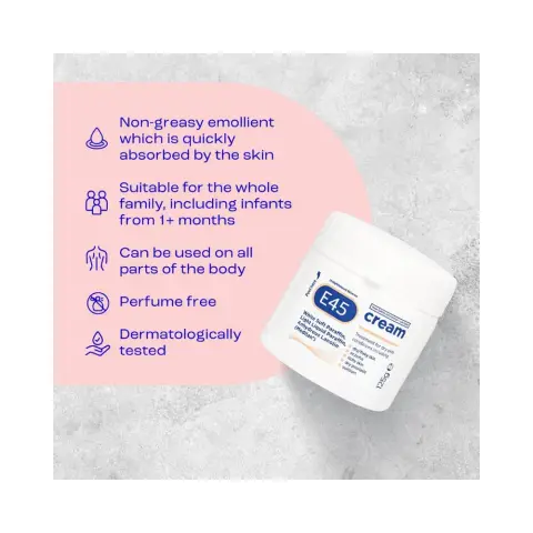 E45 Moisturising Cream 350G thumbnail 3
