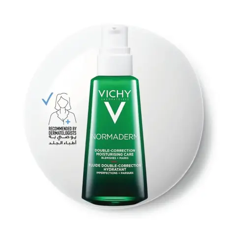 Vichy Normaderm Phytosolution Double Correction Daily Care Moisturiser for Oily & Acne Skin with Salicylic Acid 50ml thumbnail 1