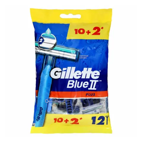 Gillette Blue Plus Razors 10+2 thumbnail 1