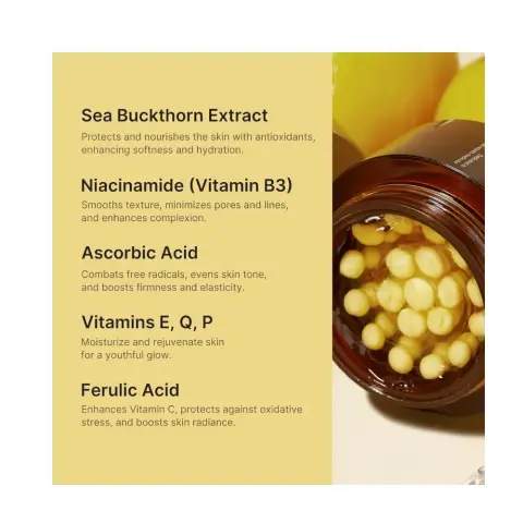 Medicube Korean Vitamin C Capsule Cream Hydrating Brightening Moisturizer for Glowing Skin 55gm thumbnail 2