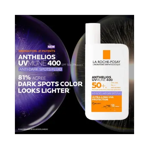 La Roche-Posay Anthelios UVMune 400 Anti-Dark Spots Fluid SPF 50+ 50Ml thumbnail 2