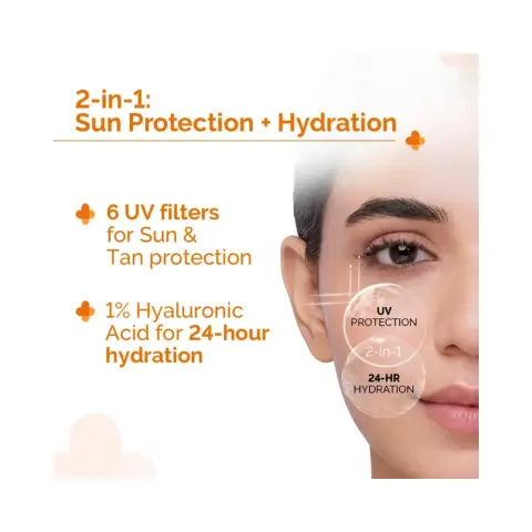The Dermaco 1% Hyaluronic Acid Sunscreen Aqua Gel SPF50+ 30g thumbnail 2