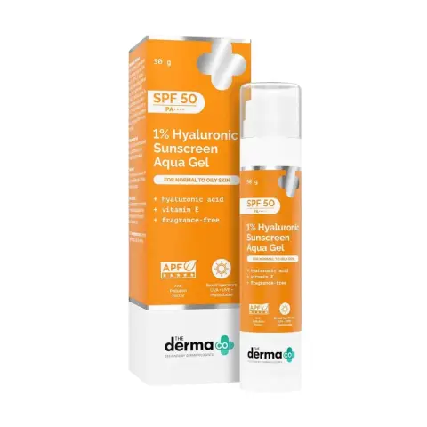 The Dermaco 1% Hyaluronic Sunscreen Aqua Gel Spf50+ 50Gm thumbnail 1