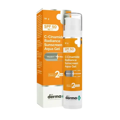 The Dermaco C-Cinamide Brightening Sunscreen Aquagel SPF50+ 50g