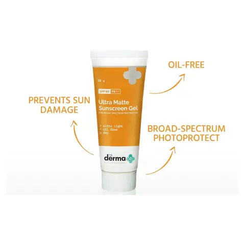 The Dermaco Ultra Matte Sunscreen Gel Spf60+ 50Gm thumbnail 2