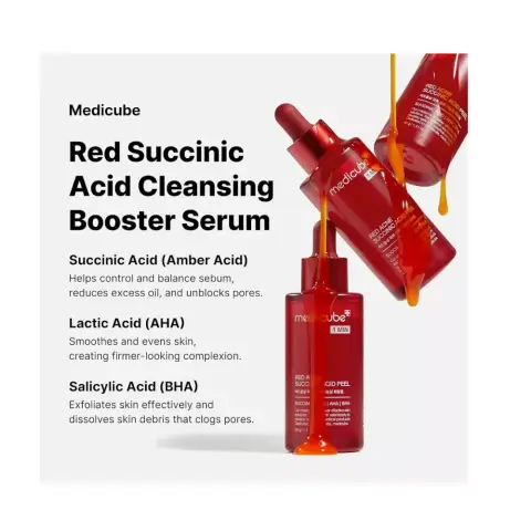 Medicube Red Acne Succinic Acid Peel 40Gm thumbnail 3