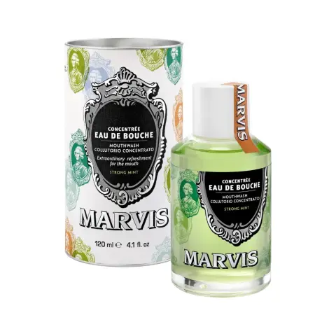 Marvis Strong Mint Mouthwash 120Ml thumbnail 1