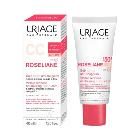 Uriage Roseliane CC Cream SPF50+ Light Tinted Sunscreen 40ml thumbnail 2