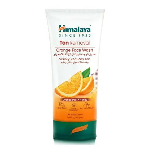 Himalaya Orange Tan Removal Face Wash 150Ml thumbnail 1