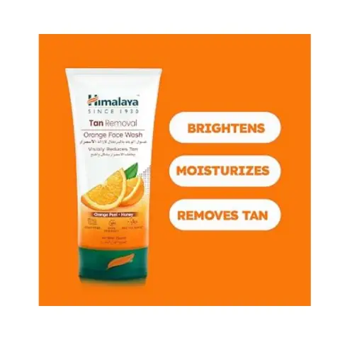 Himalaya Orange Tan Removal Face Wash 150Ml thumbnail 2