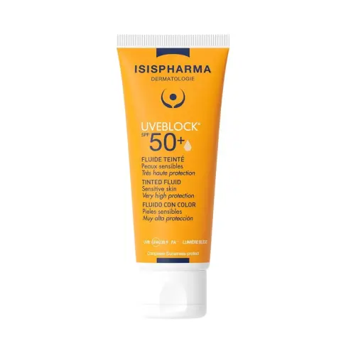 Isis Pharma Uveblock Spf50+ Dry Touch Light Tinted Sunscreen 40Ml thumbnail 1